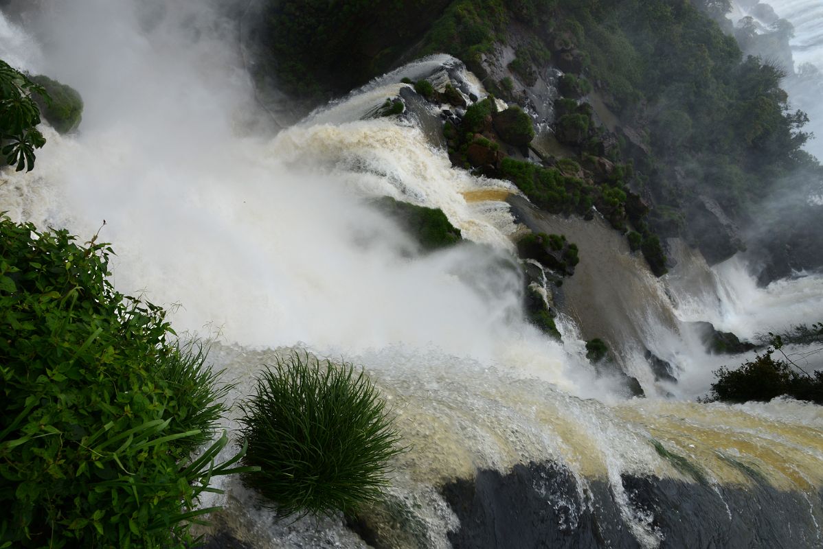 31 Looking Down At The Crashing Water Of Aalto Bosetti Falls From Paseo Superior Upper Trail Iguazu Falls Argentina